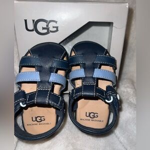 UGG kolding navy sandals toddler size 4/5